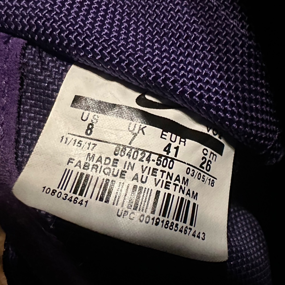 NIKE SF Air Force 1 High Court Purple 864024-500 Men's Size 8 CUTE! - Picture 3 of 16